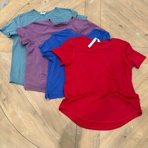 Lululemon Women’s Short-Sleeve Bundle Crewneck Tops Size Size 6